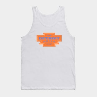 Defunct Detroit Drive Arena Football 1988 Tank Top